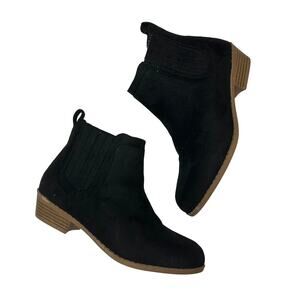 Nordstrom Girls Black Suede Bootie 2